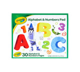 Crayola Alphabet and Numbers Pad, 30 pages-071662993467-LR-240621-1-LR eShop