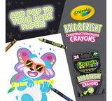 Crayola Bold & Bright Construction Paper Crayons, 24 count-071662034634-LR-355003-5-LR eShop