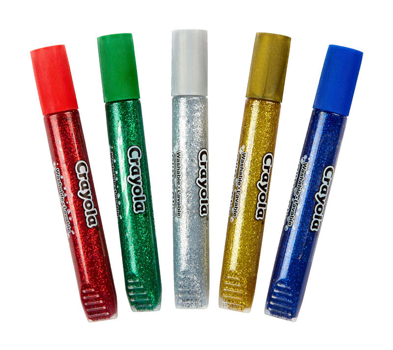 Crayola Bold Washable Glitter Glue, 5 count-071662035228-LR-144188-2-LR eShop