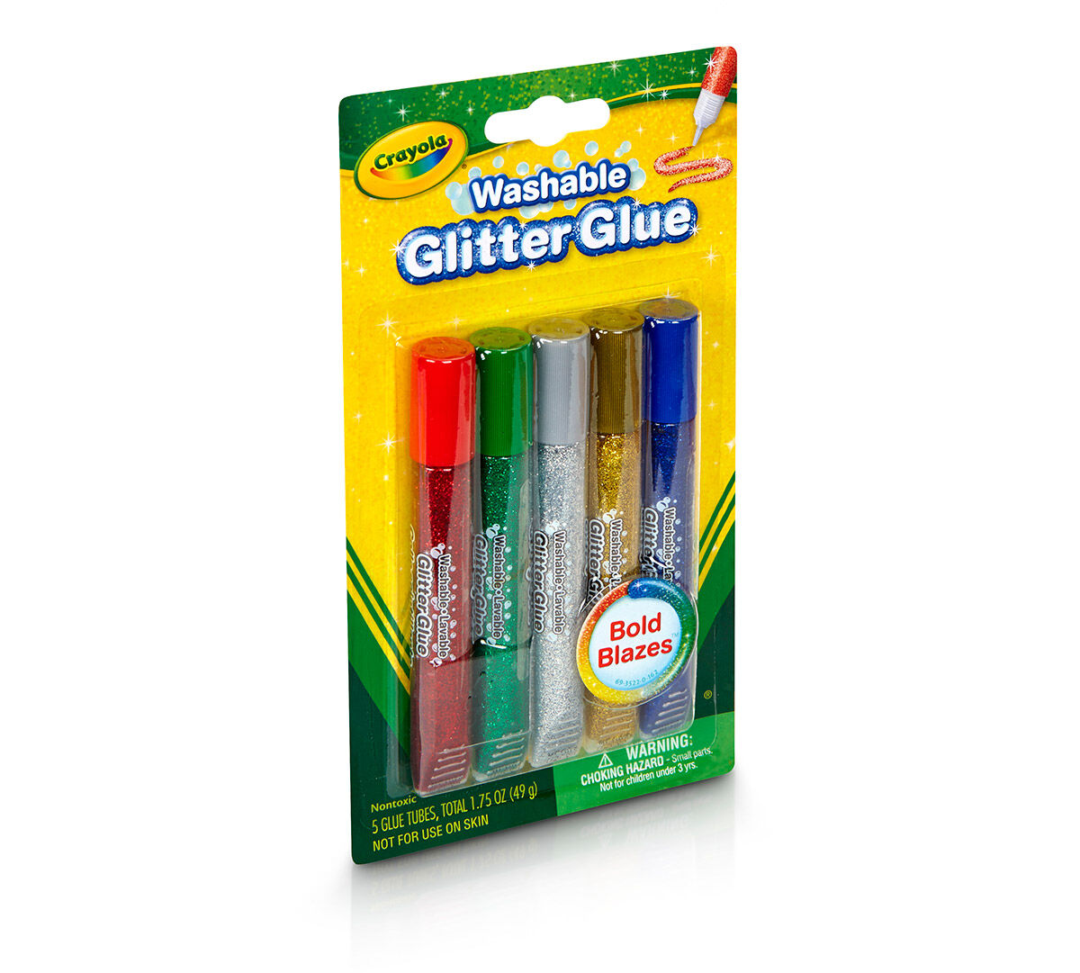 Crayola Bold Washable Glitter Glue, 5 count-071662035228-LR-144188-4-LR eShop