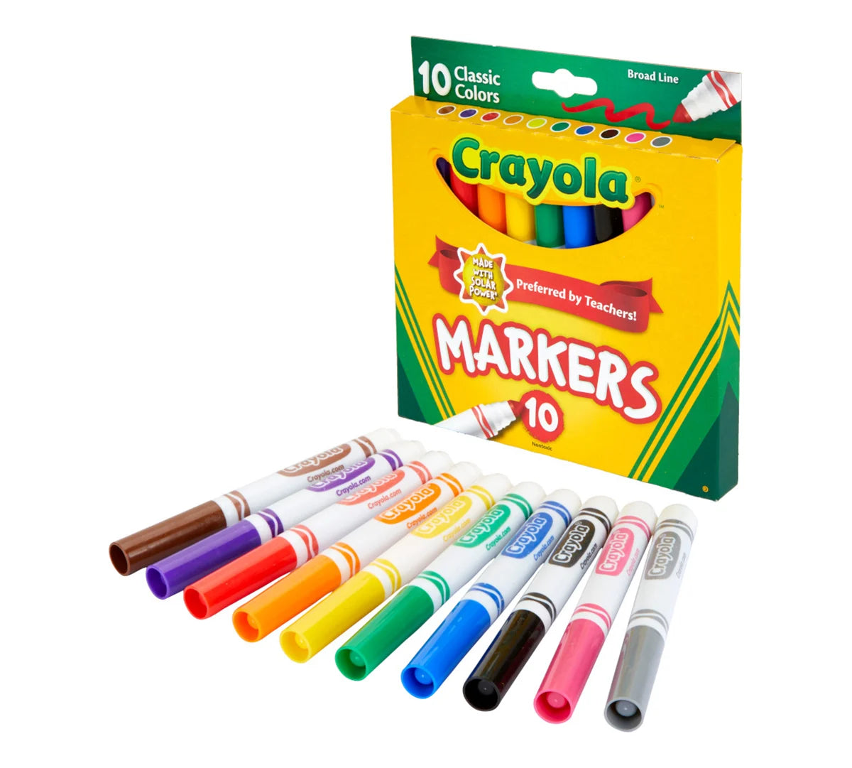 Crayola Broad Line Markers - Classic Colors, 10 count-071662077228-LR-112485-2-LR eShop