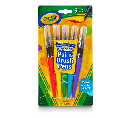 Crayola Classic Paint Brush Pens, 5 count-071662062019-LR-206324-1-LR eShop