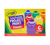 Crayola Classic Washable Project Paint, 6 count-071662112042-LR-185514-1-LR eShop