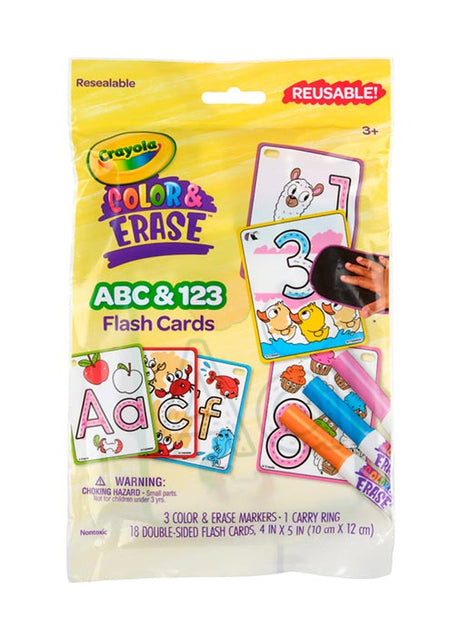 Crayola Color & Erase Reusable Activity Set – Alphabet & Number Learning Cards-071662115661-LR-363825-1-LR eShop