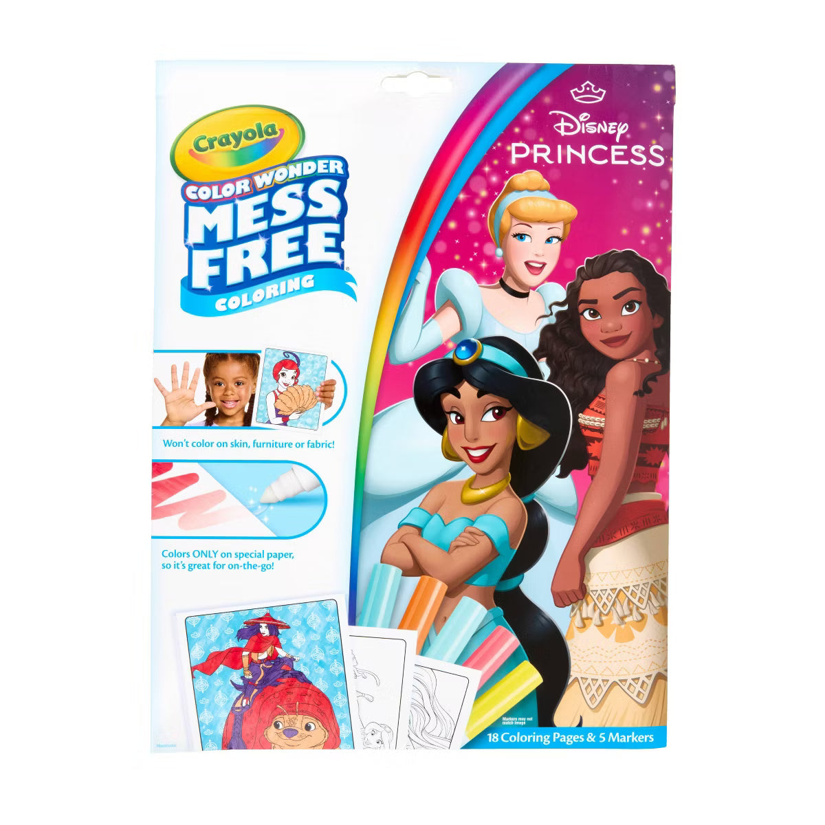 Crayola Color Wonder Disney Princess Coloring Set, 18 pages-071662870034-LR-331156-1-LR eShop