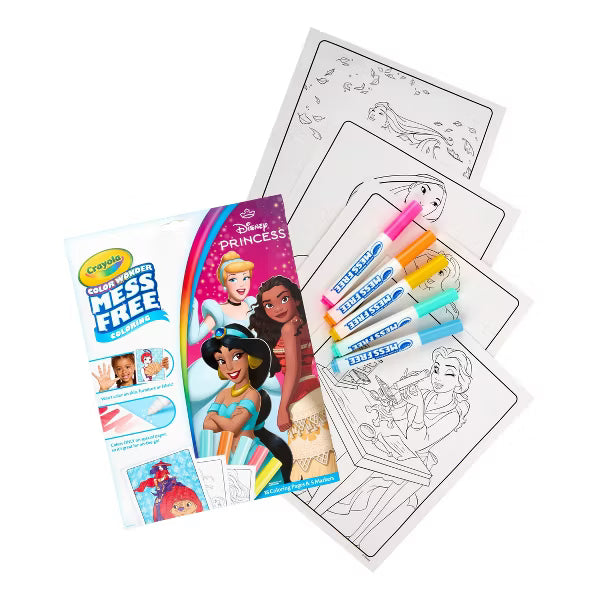 Crayola Color Wonder Disney Princess Coloring Set, 18 pages-071662870034-LR-331156-2-LR eShop