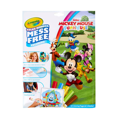 Crayola Color Wonder Mickey Mouse Roadster Racer Coloring Set, 18 pages-071662270063-LR-342287-1-LR eShop