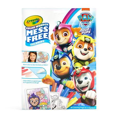 Crayola Color Wonder PAW Patrol Coloring Set, 18 pages-071662470074-LR-331157-1-LR eShop
