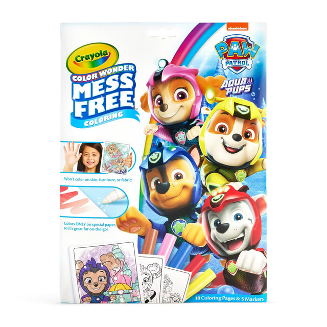Crayola Color Wonder PAW Patrol Coloring Set, 18 pages-071662470074-LR-331157-1-LR eShop