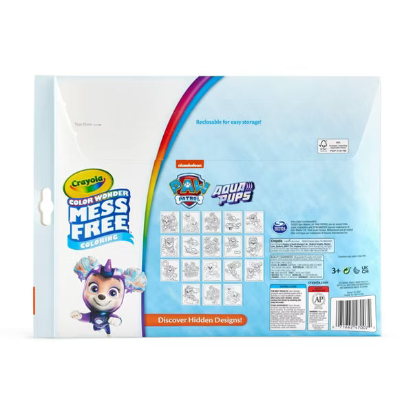 Crayola Color Wonder PAW Patrol Coloring Set, 18 pages-071662470074-LR-331157-5-LR eShop