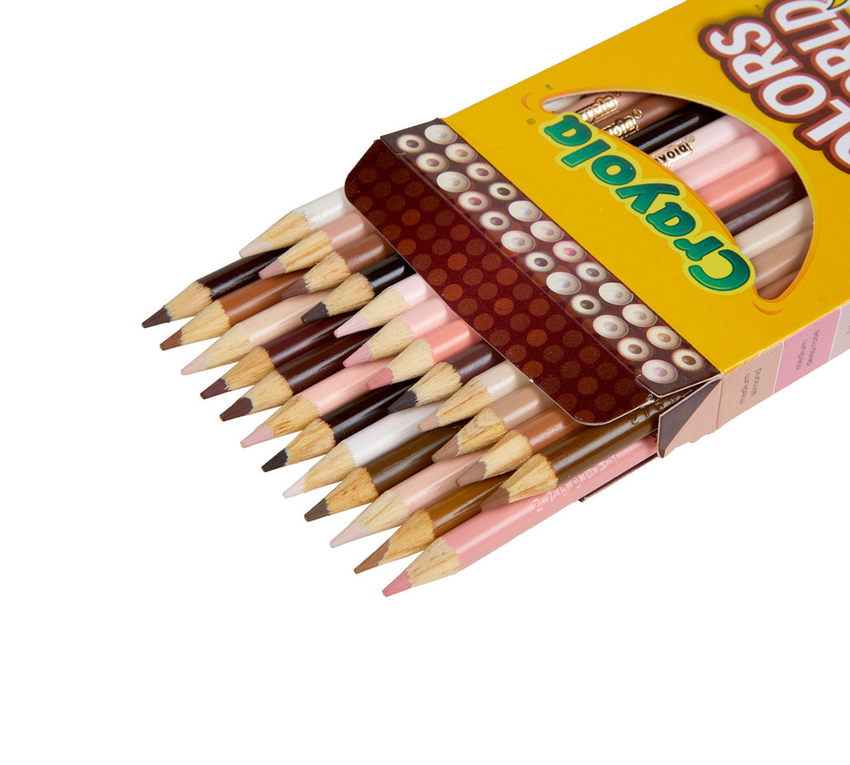 Crayola Colors of the World Skin Tone Colored Pencils, 24 count-071662246075-LR-342286-4-LR eShop