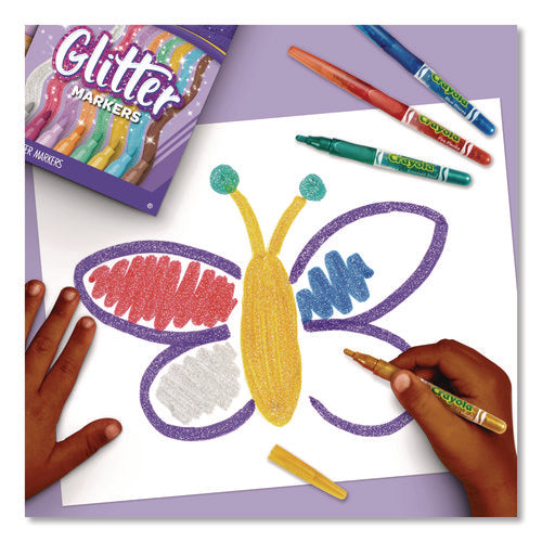 Crayola Glitter Markers, 8 count-071662186432-LR-359392-3-LR eShop