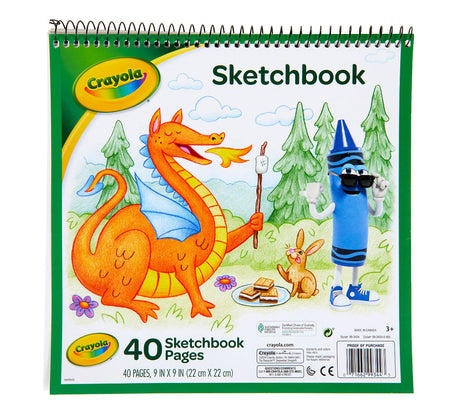Crayola Kid's Sketchbook, 40 pages-071662993443-LR-206326-1-LR eShop