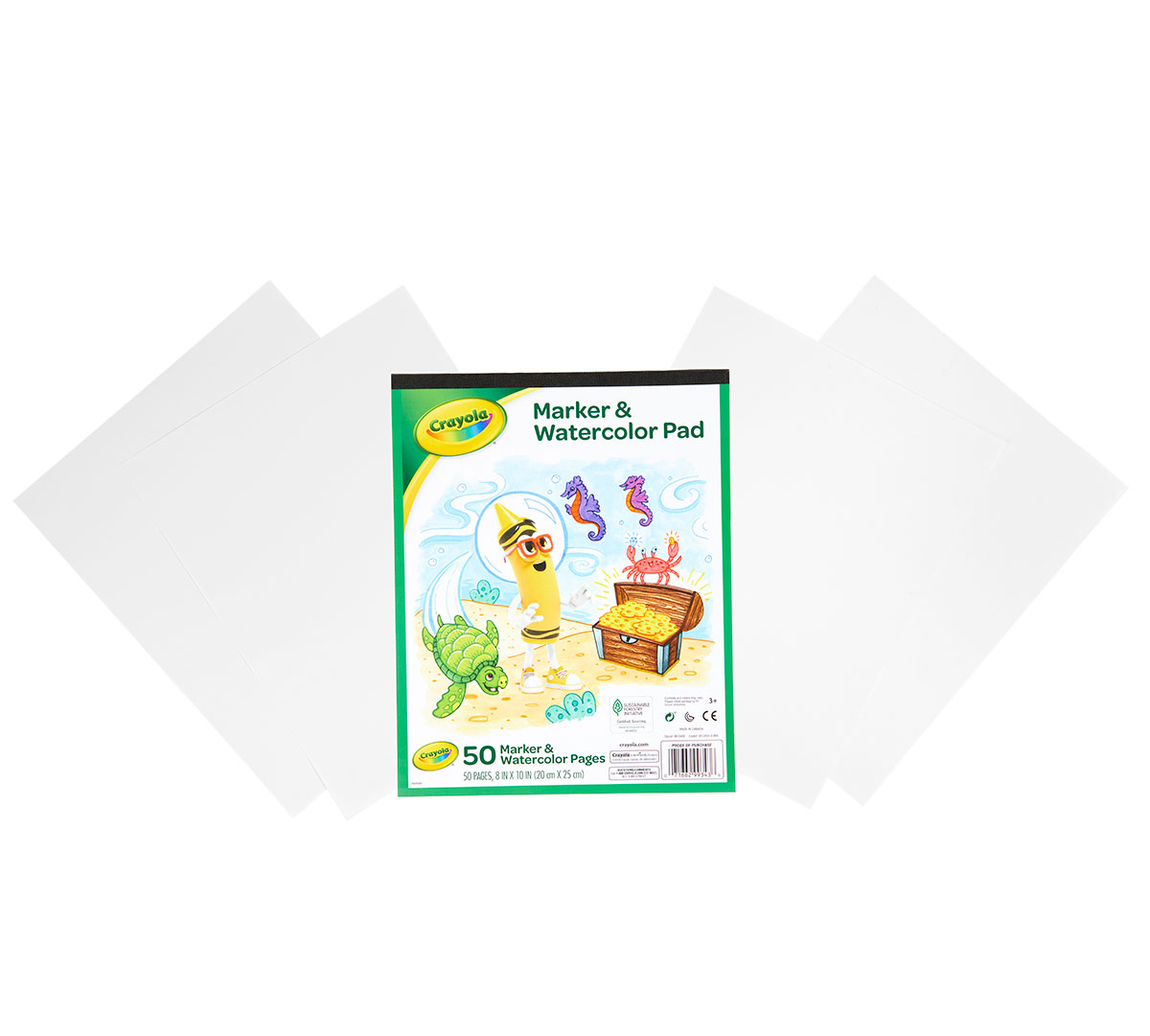 Crayola Marker & Watercolor Pad, 50 pages-071662993436-LR-206327-2-LR eShop