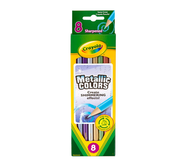 Crayola Metallic Colored Pencils, 8 count-071662337087-LR-355014-1-LR eShop