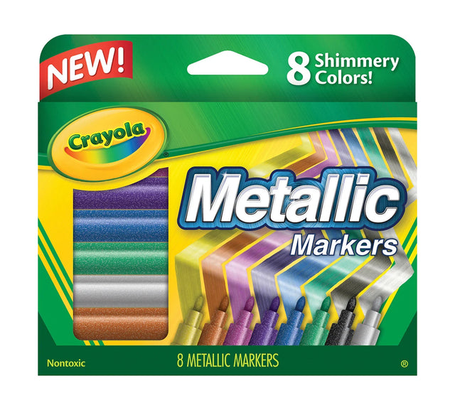 Crayola Metallic Markers, 8 count-071662286286-LR-300900-1-LR eShop
