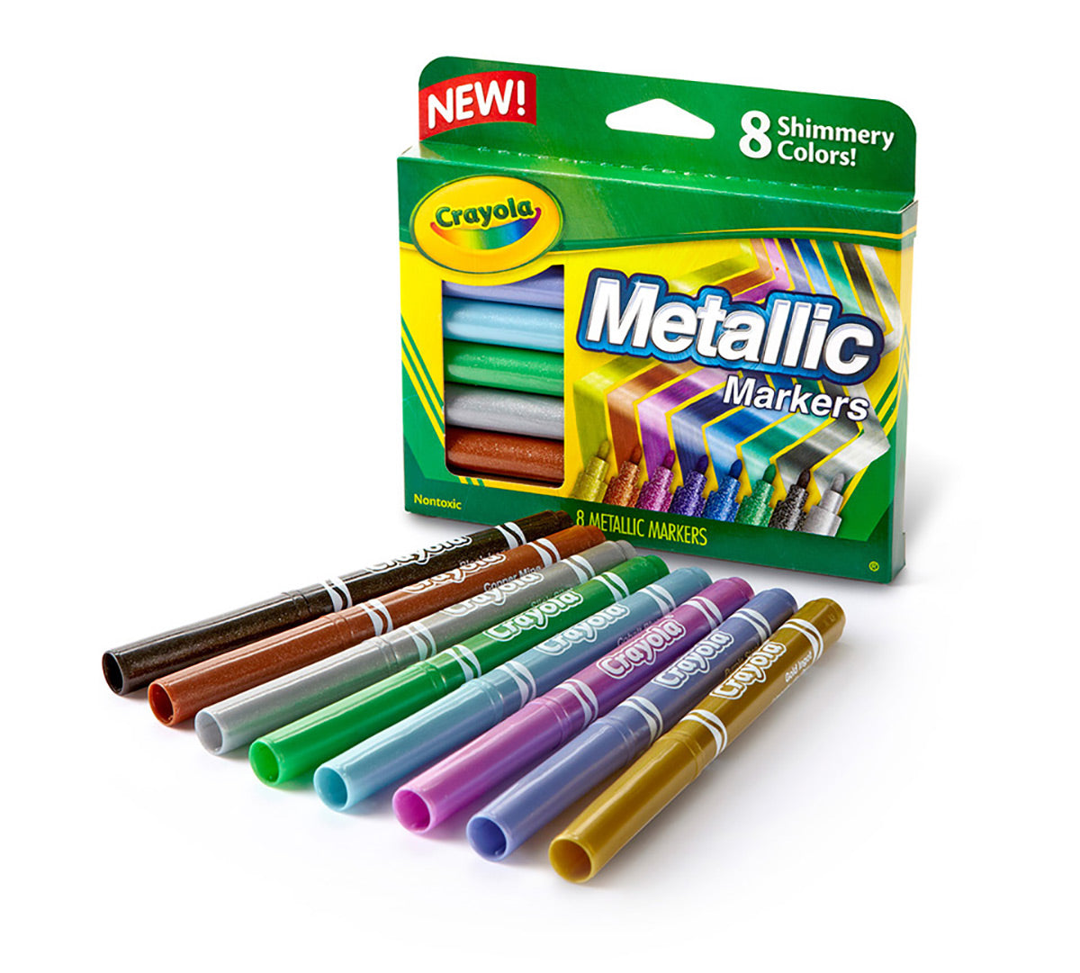 Crayola Metallic Markers, 8 count-071662286286-LR-300900-3-LR eShop