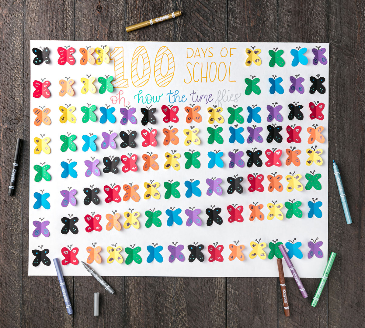 Crayola Metallic Markers, 8 count-071662286286-LR-300900-5-LR eShop