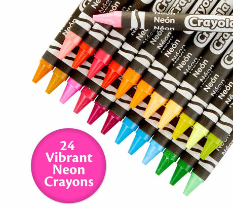 Crayola Neon Crayons, 24 pack-071662229986-LR-359393-2-LR eShop