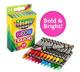 Crayola Neon Crayons, 24 pack-071662229986-LR-359393-4-LR eShop