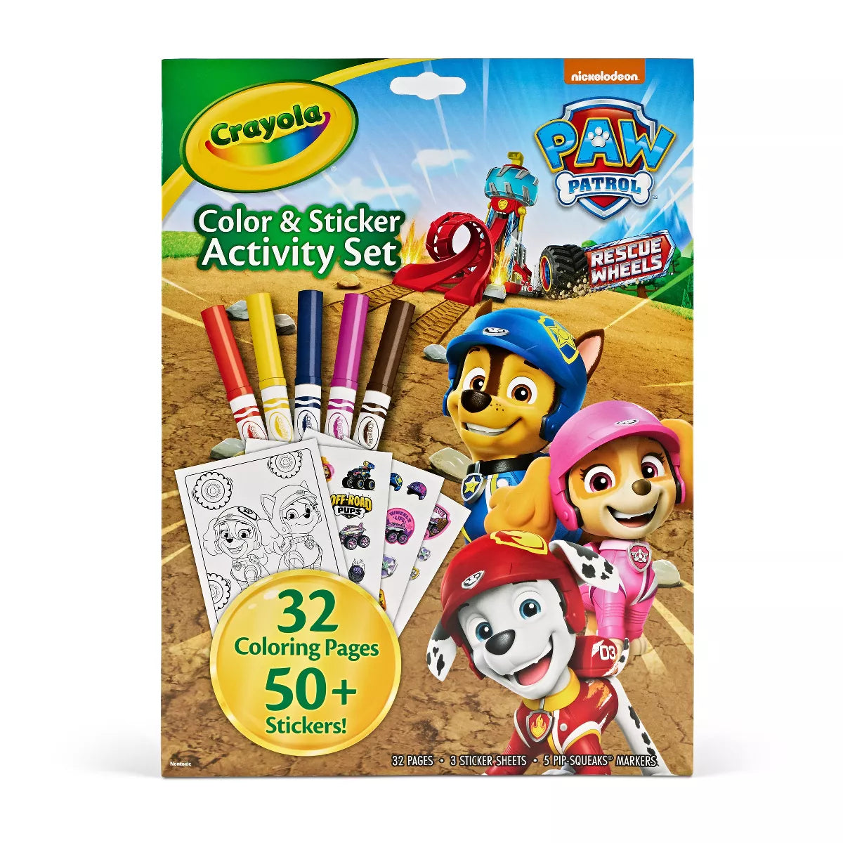 Crayola PAW Patrol Color & Sticker Activity Set, 32 pages-071662027414-LR-349865-1-LR eShop