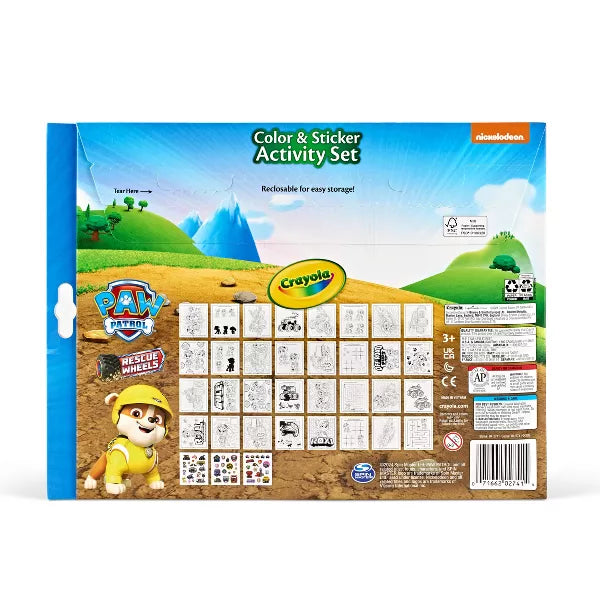 Crayola PAW Patrol Color & Sticker Activity Set, 32 pages-071662027414-LR-349865-6-LR eShop