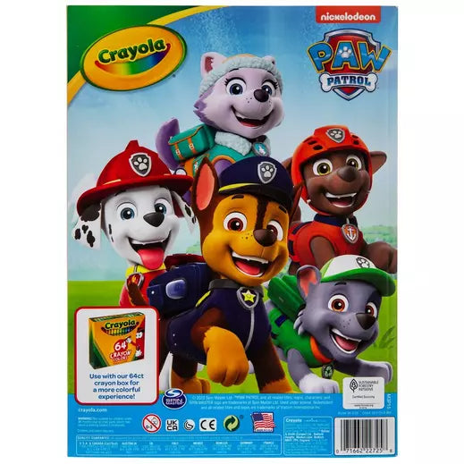 Crayola PAW Patrol Coloring Book, 96 pages-071662227258-LR-355010-6-LR eShop