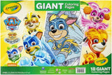Crayola PAW Patrol Giant Coloring Pages, 18 pages-071662109950-LR-349860-3-LR eShop