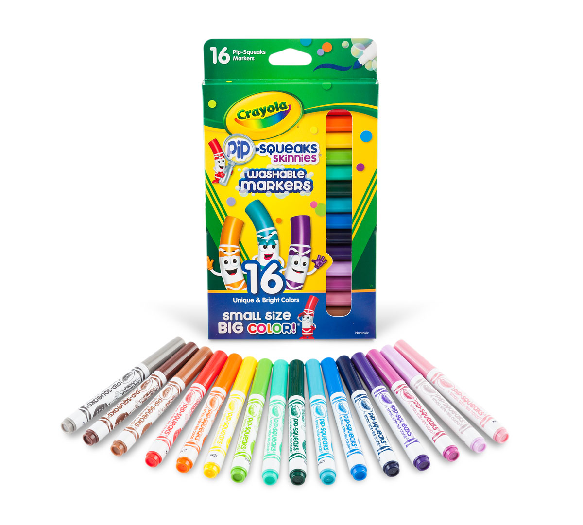 Crayola Pip-Squeaks Skinnies Markers, 16 count-071662081461-LR-215660-3-LR eShop