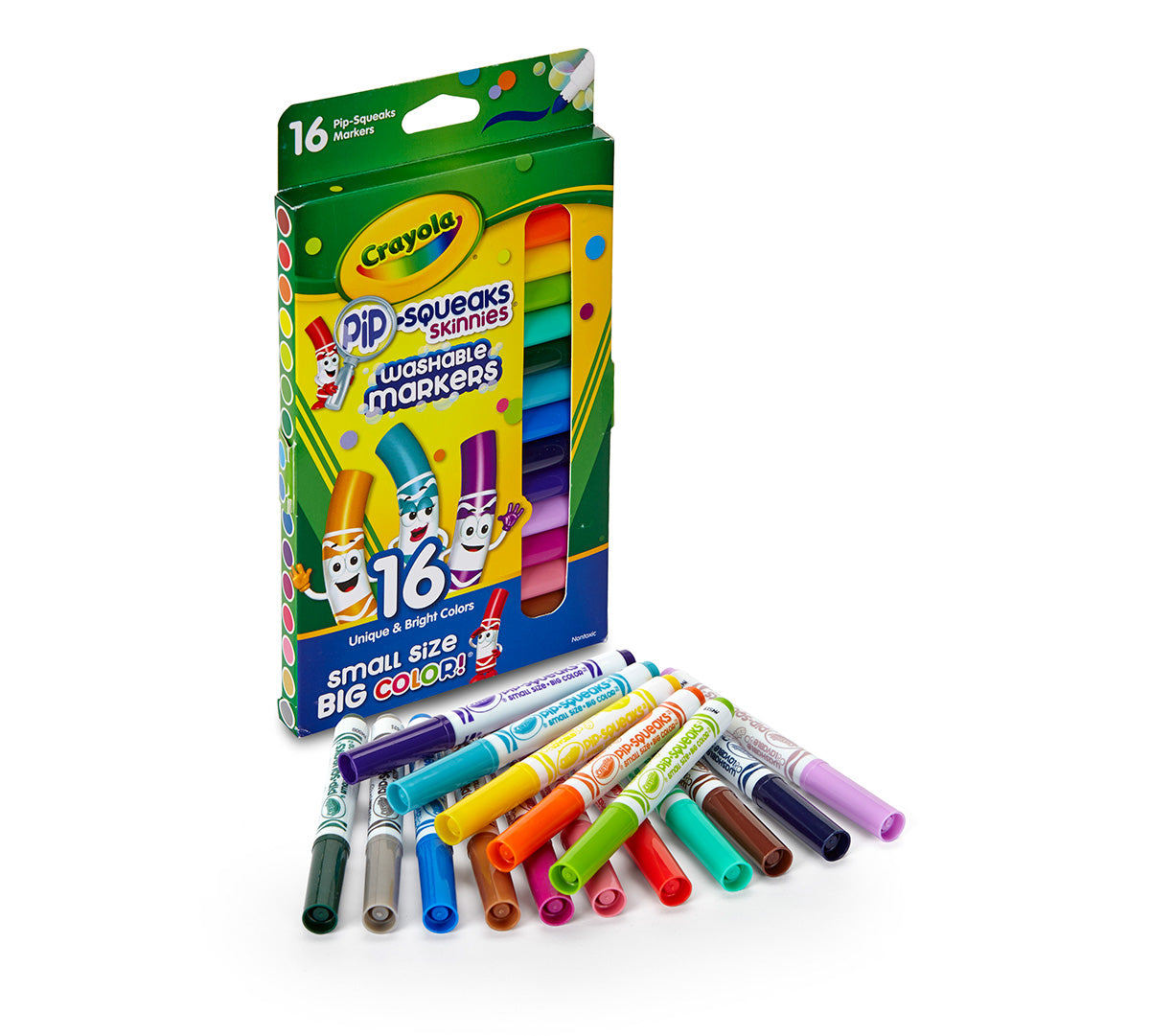 Crayola Pip-Squeaks Skinnies Markers, 16 count-071662081461-LR-215660-5-LR eShop