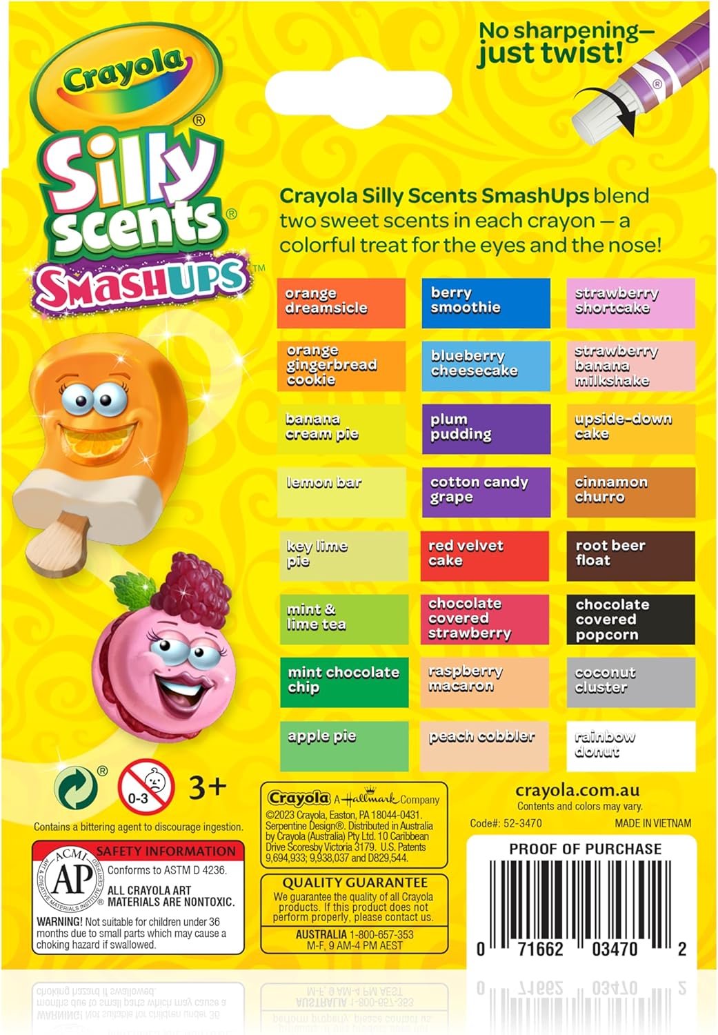 Crayola Silly Scents Smash Ups Mini Twistables Scented Crayons, 24 cout-071662034702-LR-355004-10-LR eShop
