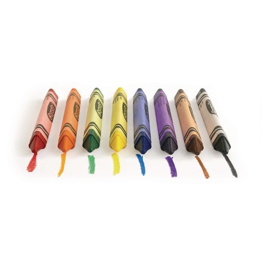 Crayola Triangular Anti-Roll Crayons, 8 count-071662140083-LR-240605-2-LR eShop
