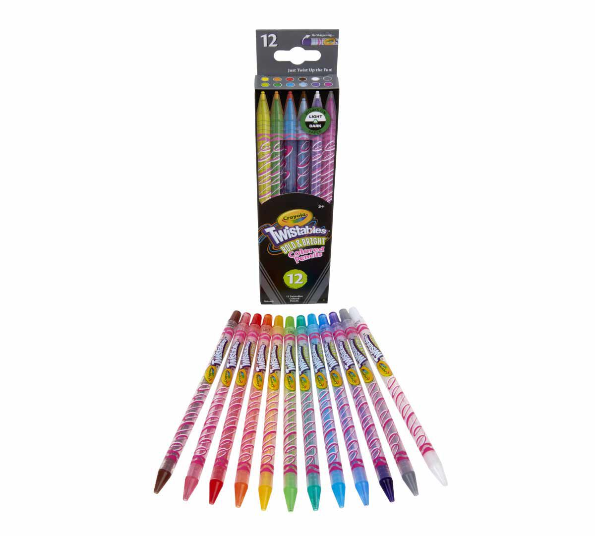 Crayola Twistables Colored Pencils - Bold & Bright, 12 count-071662224516-LR-355009-2-LR eShop