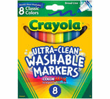 Crayola Ultra-Clean Washable Broad Line Markers, 8 count-071662078089-LR-26922-1-LR eShop