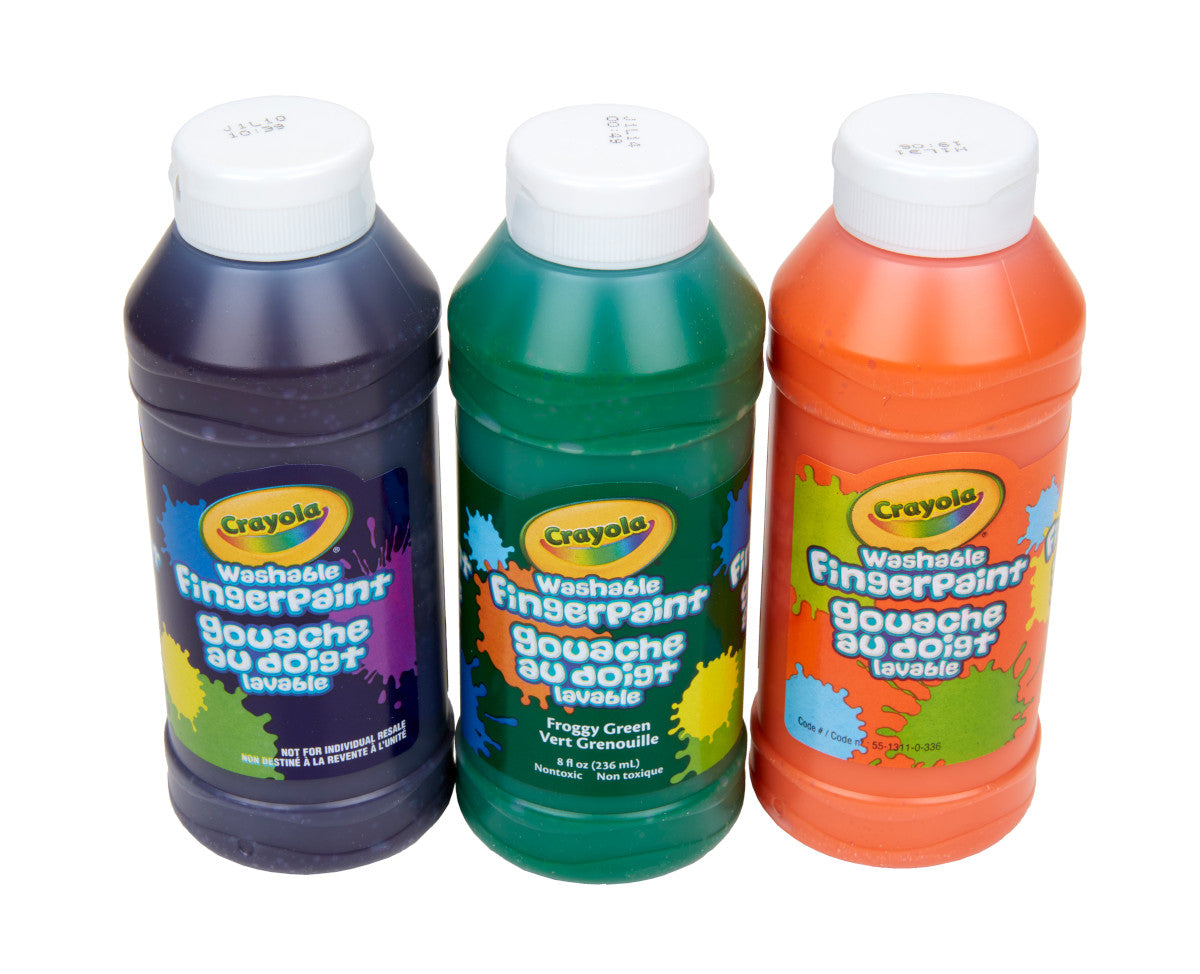 Crayola Washable Fingerpaints- Secondary Colors, 3 count-071662213114-LR-302658-2-LR eShop