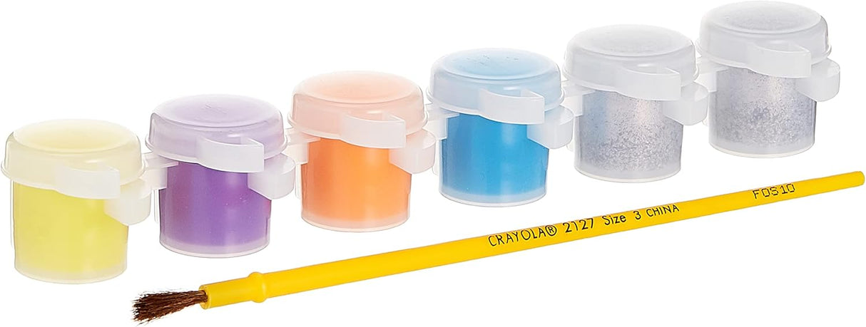 Crayola Washable Kids Paint with Glitter Mix, 6 count-071662301002-LR-244286-2-LR eShop