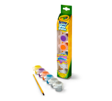 Crayola Washable Kids Paint with Glitter Mix, 6 count-071662301002-LR-244286-4-LR eShop