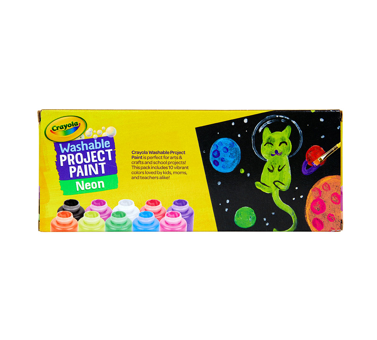 Crayola Washable Neon Paint, 10 count-071662023904-LR-271684-5-LR eShop