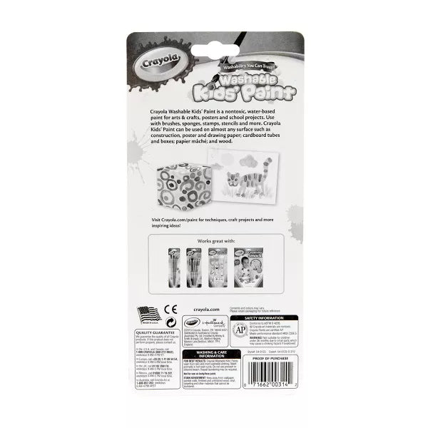 Crayola Washable Paint Set, 18 count-071662003142-LR-107627-3-LR eShop