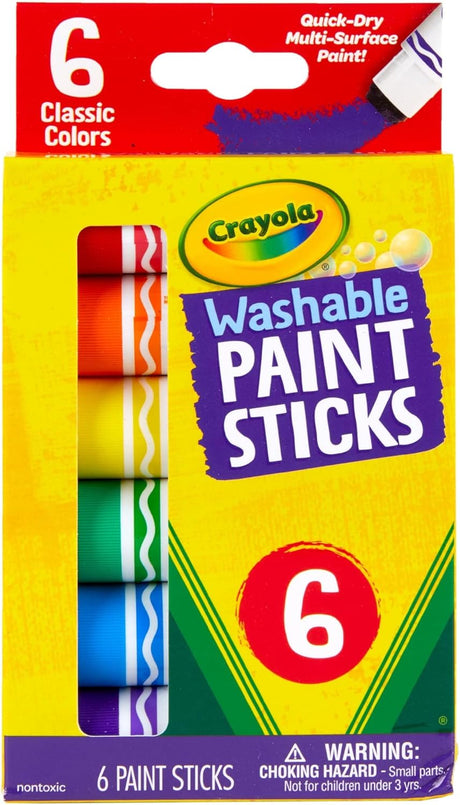 Crayola Washable Paint Sticks Set, 6 count-071662062071-LR-349861-1-LR eShop