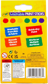 Crayola Washable Paint Sticks Set, 6 count-071662062071-LR-349861-6-LR eShop