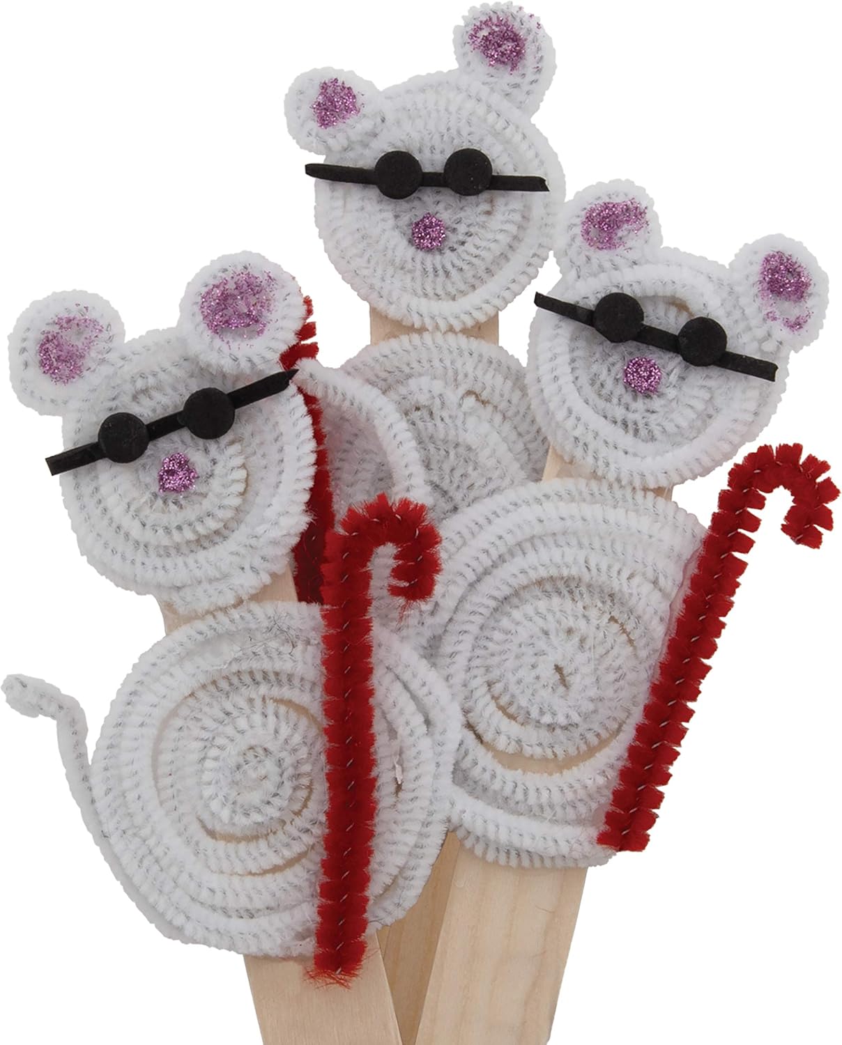 Creativity Street Regular Chenille Stems - White, 100 count-021196711228-LR-347752-3-LR eShop