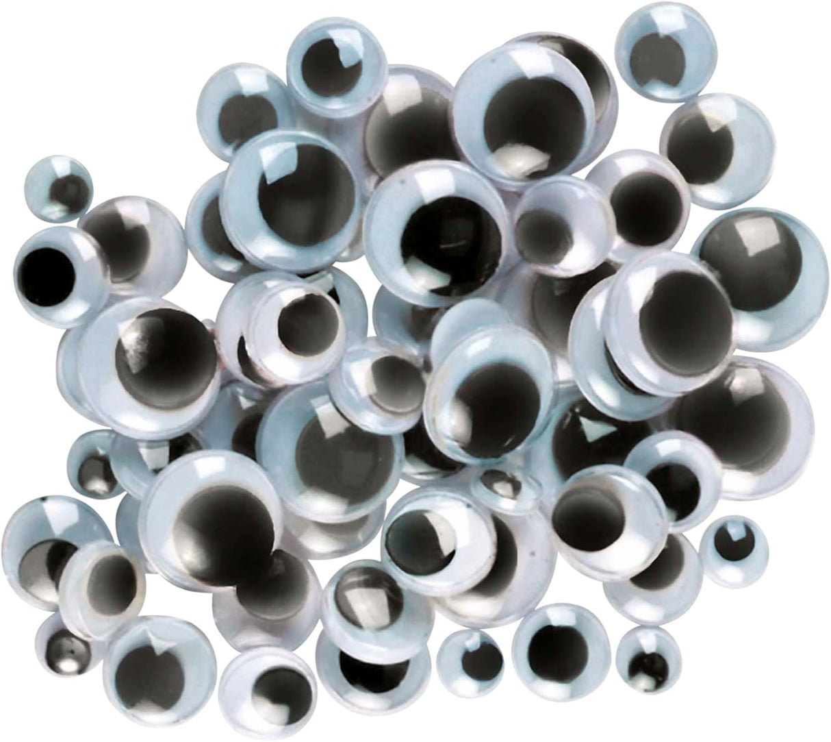 Creativity Street Wiggle Eyes Assorted Sizes - Black, 100 count-021196344624-LR-354336-2-LR eShop