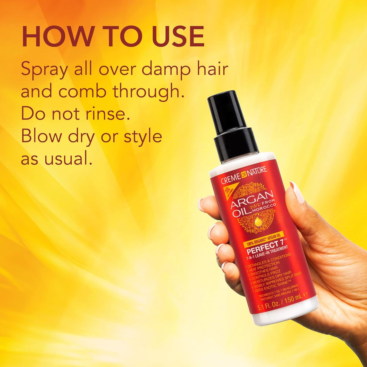 Creme of Nature Perfect 7 Argan Oil Treatment, 5.1 oz-075724071285-LR-246711-6-LR eShop