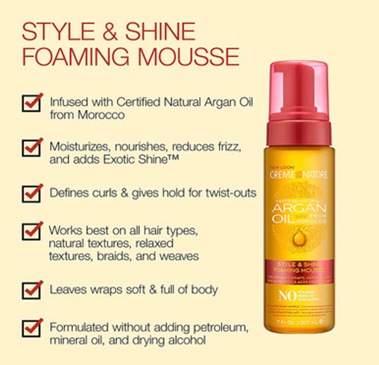 Creme of Nature Style & Shine Foaming Mousse, 7 oz-075724244382-LR-238729-4-LR eShop