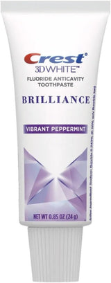 Crest 3D White Fluoride Anticavity Toothpaste Brilliance - Vibrant Peppermint, 0.85 oz-037000926924-LR-352754-2-LR eShop