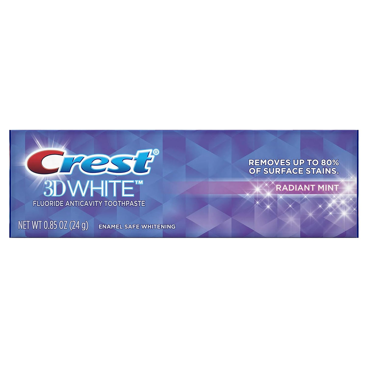 Crest 3D White Vivid Fluoride Anticavity Toothpaste - Radiant Mint, 0.85 oz-037000261513-LR-309222-1-LR eShop