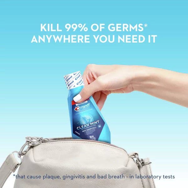 Crest Pro-Health Multi Protection Alcohol Free Mouthwash - Clean Mint, 3.3 oz-037000736394-LR-351319-5-LR eShop