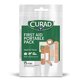 CURAD First Aid On-the-Go Essentials Portable Pack, 15 count-193489016393-LR-351298-1-LR eShop
