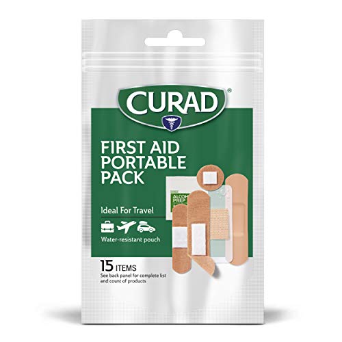CURAD First Aid On-the-Go Essentials Portable Pack, 15 count-193489016393-LR-351298-1-LR eShop